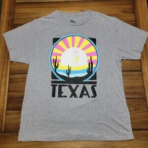 Home Free Grey Unisex Tee "Texas" - Size Large